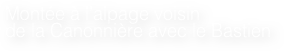 Montée à l’alpage voisin 
de la Canonnière avec le Bastien